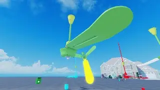 Wobbly Ceiling Fan One Propeller at Suburban House | Roblox