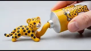 Magic Paint Tubes Squeeze Out Living Animals 🐾 | Oddly Satisfying AI ASMR