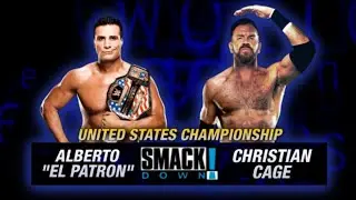 Alberto El Patron VS. Christian Cage (PWF), US Championship, SmackDown!: Sex, 21 de Jan. 2021
