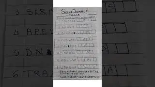 SOLVE JUMBLE PUZZLE IN ENGLISH (FIND OUT COUNTRIES NAME IN PUZZLE) #shortsviral @Nissarwritings
