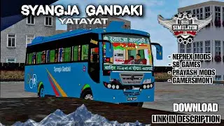 Nepali syangja gandaki bus mod ||| link in description || @nepnex_mods @officalSB_Games