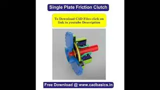 Single Plate Clutch - Solidworks