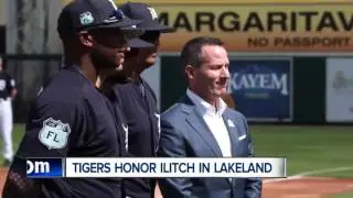 Tigers honor Mike Ilitch with tributes in Lakeland