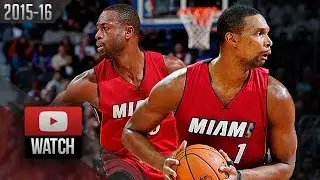 Dwyane Wade & Chris Bosh Full Highlights at Knicks (2015.11.27) - 37 Pts