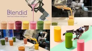 Blendid !!! Robot is making Smoothie !!!! Tech world!!!!!! Wow!!!