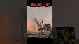 Oil well Blowout and Caving, fire #oilandgas #oilwell #blowout