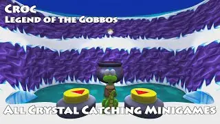 Croc Legend of the Gobbos Remastered [PC] - All Crystal Catching Minigames