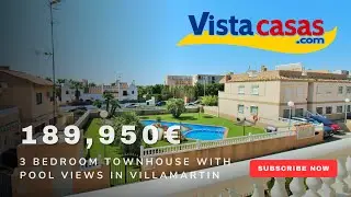 Pool-Facing 3-Bed Quad House in Torregolf IV, Villamartin | 189,950€