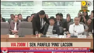 Sen. PING LACSON on WJ Construction 'Visit' and Next Blue Ribbon Hearing: Interview on Bombo Radyo