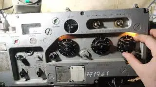 Soviet R-130M HF Tank Radio. Радиостанция Р-130М - LSB - 40M