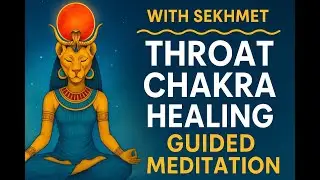 Throat Chakra Healing Meditation with Sekhmet | Speak Your Truth & Clear Suppression