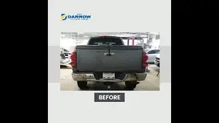 Before & After Visual &ndash; Truck Tail-End Repair at Russ Darrow Collision Center