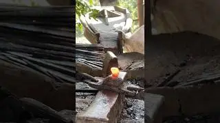 Part&radic;546 How to make hand-forged nails 🤯| হাতে তৈরি পেরেক বানানোর পদ্ধতি #shorts #making