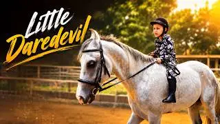 Little Daredevil's Bareback Horse Ride! ❤️ | A Brave Young Rider's Adventure