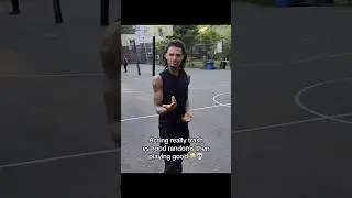 Acting trash against randoms in the hood then turning up #shorts #basketball #sports #viral #hoops