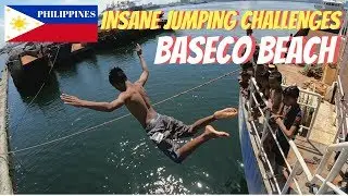 SWIMMING IN BASECO BEACH PORT OF MANILA | INSANE  VESSEL JUMPING CHALLENGES | UPDATE 8 JULY 2019