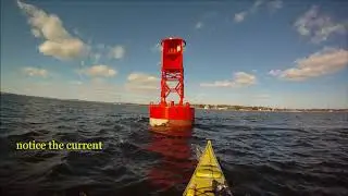 kayaking Bullock Cove, Nayatt Light, Conimicut Light
