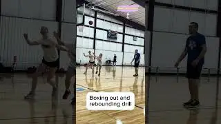 Rebounding Drill! |Texas Fire Basketball #texasfirebb #texasfire #basketballdrills #reboundingdrill