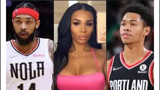 Brandon Ingram's baby mama Aaleeyah Petty is now having a child with Blazers Anfernee Simons #nba