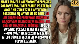 W moim własnym mieszkaniu przyszła teściowa wyłączyła telewizor i oznajmiła  „Teraz ten salon jest