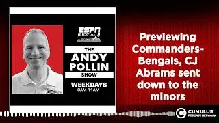 Previewing Commanders-Bengals, CJ Abrams sent down to the minors