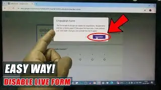 how to disable google form link (2025)