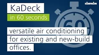 KaDeck | fan coil | Versatile air conditioning