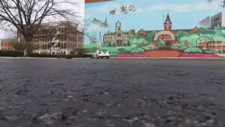 Downtown Findlay Ohio Main & Main Cross....  DJI Phantom 3 drone