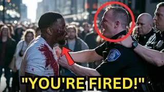 Racist Officer beat a black man, then learn he's the new commissioner of Boston police department