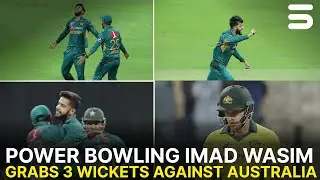 Power Bowling, Imad Wasim grabs 3 wickets vs Australia | 1st T20I, 2018 | PCB | MR1K