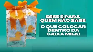Esse é para quem não sabe o que colocar dentro da Caixa Milk!