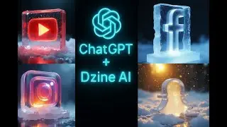 Beginner&rsquo;s Guide: Create Hyper realistic Ice Sculpture Social Media Logos with AI.