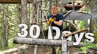 SURVIVAL Catch and Cook Series! Day 1 Of 30 Day Survival Challenge Season 2 Canadian Rockies
