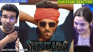 Pakistani Couple Reacts To Shehzada First Look | Kartik Aaryan, Kriti Sanon | Rohit Dhawan