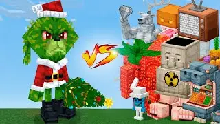 GRINCH KETUPAT vs BRAINROTS en Minecraft