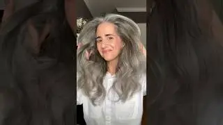 The best tip for beautiful shiny gray silver hair 👩&zwj;🦳💜 Plaine Products Purple Shampoo