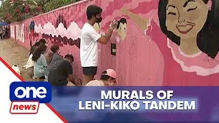 Robredo-Pangilinan supporters paint more murals in Isabela