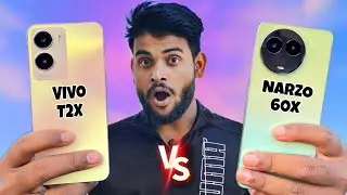 VIVO T2X 5g vs Realme Narzo 60x 5g , Camera, Gaming review