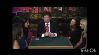 Oil and water card magic routine