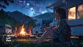 Lofi Cafe ☕️ Camping under the stars 4 ⭐️⛺️