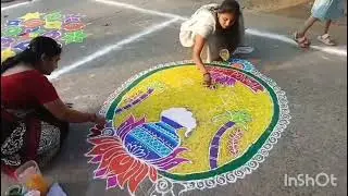//Sankranti Rangoli Competition // Sankranti Sambaralu // Tanuku // 2026//