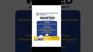 DSU Pharmacy Jobs 2025 | Assistant, Associate & Professor Positions #PharmacyJobs #DSU