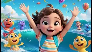 Swim Song + High Five Song! Summer &ndash; Speedboat Race in Happy Ocean | Fun Kids Nursery Rhymes & Songs