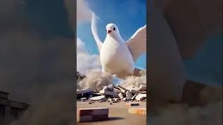Captured for Slaughter, But This Pigeon Had Other Plans 😱 | #ai #pigeon #shorts