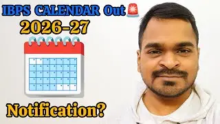 IBPS Calendar 2026 Out ! 🔴 IBPS Official Exam Dates 2026 - 2027 Out ! Check Now