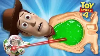 Disney Pixar Toy Story 4 Sheriff Woody Gets Slime Belly Full of Surprises