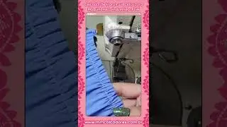 Calcador de Franzir P5W para 2 Tecidos - M&aacute;quina Reta Industrial