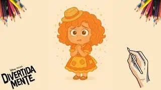 Ansiedade Junina 😰 Como Desenhar a Ansiedade de Divertida Mente 2 na Festa Junina | Estilo Fofo
