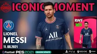 messi in pes | iconic psg messi | pes 2021 | anwho gaming | #shorts