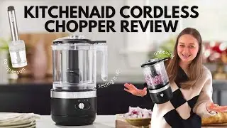 KitchenAid *new* cordless chopper review & unboxing | gemtakesfoodpics
